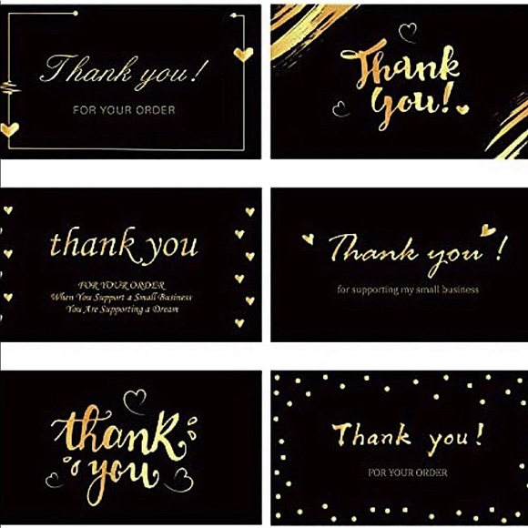 NEW Poshmark Packages "Thank you!" Gift Wrapping Shipping Supplies Set ~ 130Pcs - Picture 5 of 16